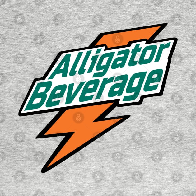 Sports Drink Thirst Quenching "Alligator Beverage" 90's Logo Parody Off Brand Knock Off by blueversion